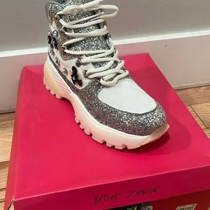 New in box. Never worn size 10 Betty Johnson sneakers